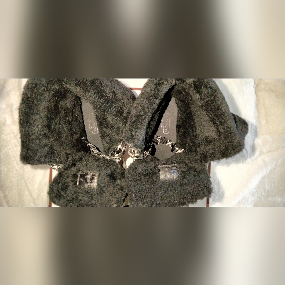 Coach Signature Patterned Black and Grey Tailor Hiking Boots Size 7.5 - Picture 8 of 12